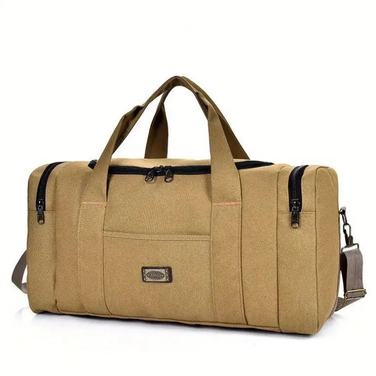 Vintage Canvas Reisetasche – Großes Fassungsvermögen, langlebig und vielseitig