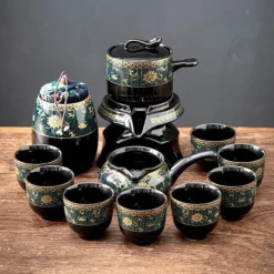 Vintage Chinesisches Keramik Teeservice - Einzigartiges traditionelles Teeservice