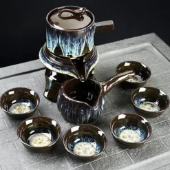 Vintage Chinesisches Keramik Teeservice - Einzigartiges traditionelles Teeservice