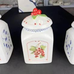 Vintage Deutsches Obstglas - Versiegelter Küchenbehälter