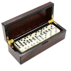 Vintage Dominoes Set, Classic Game, Gift For Friend