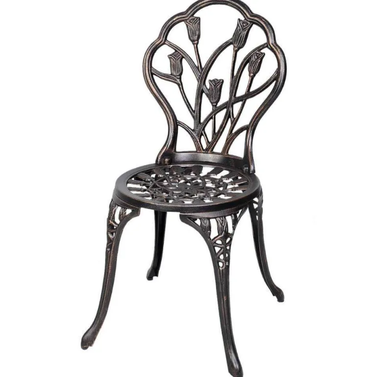 Vintage 3er-Set Esstisch für draußen