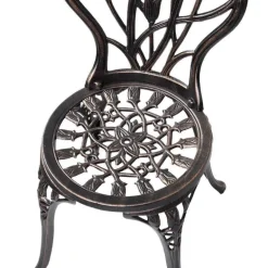 Vintage 3er-Set Esstisch für draußen