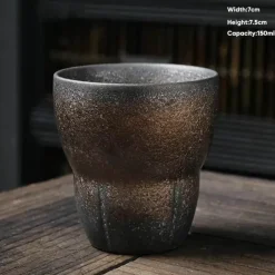 Vintage Espressotassen-Set – Kung-Fu-Teetassen für das Home Office