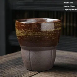 Vintage Espressotassen-Set – Kung-Fu-Teetassen für das Home Office