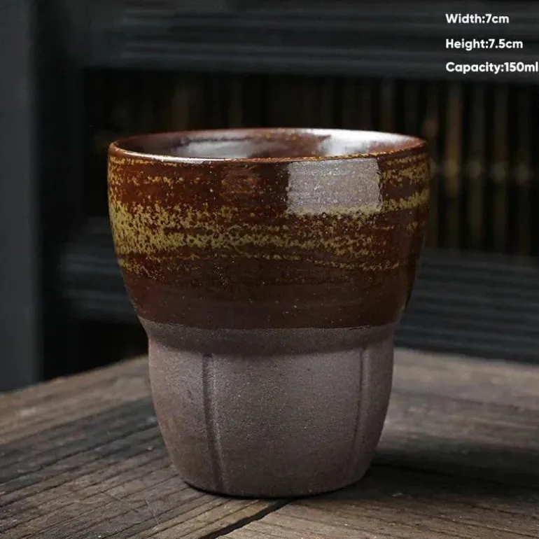 Vintage Espressotassen-Set – Kung-Fu-Teetassen für das Home Office