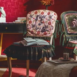 Vintage Esszimmerstuhl-Schonbezug - Akzentstuhl-Schutz für Veranstaltungen