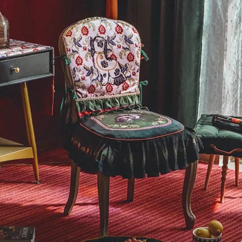 Vintage Esszimmerstuhl-Schonbezug - Akzentstuhl-Schutz für Veranstaltungen