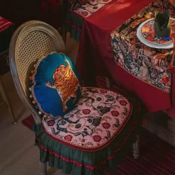 Vintage Esszimmerstuhl-Schonbezug - Akzentstuhl-Schutz für Veranstaltungen