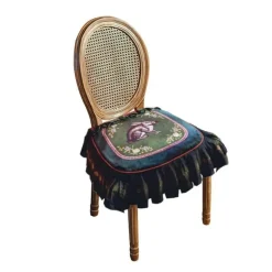 Vintage Esszimmerstuhl-Schonbezug - Akzentstuhl-Schutz für Veranstaltungen