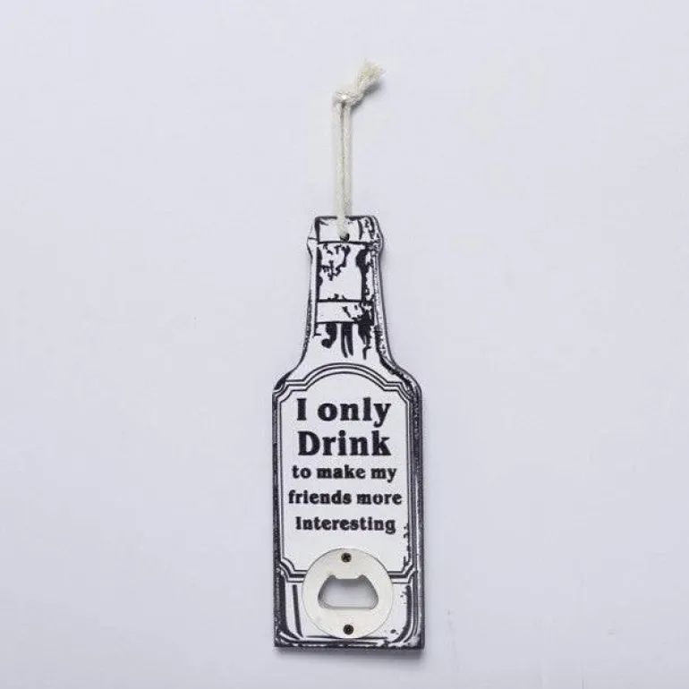 Vintage Flaschenöffner aus Holz - Retro Bar Tool