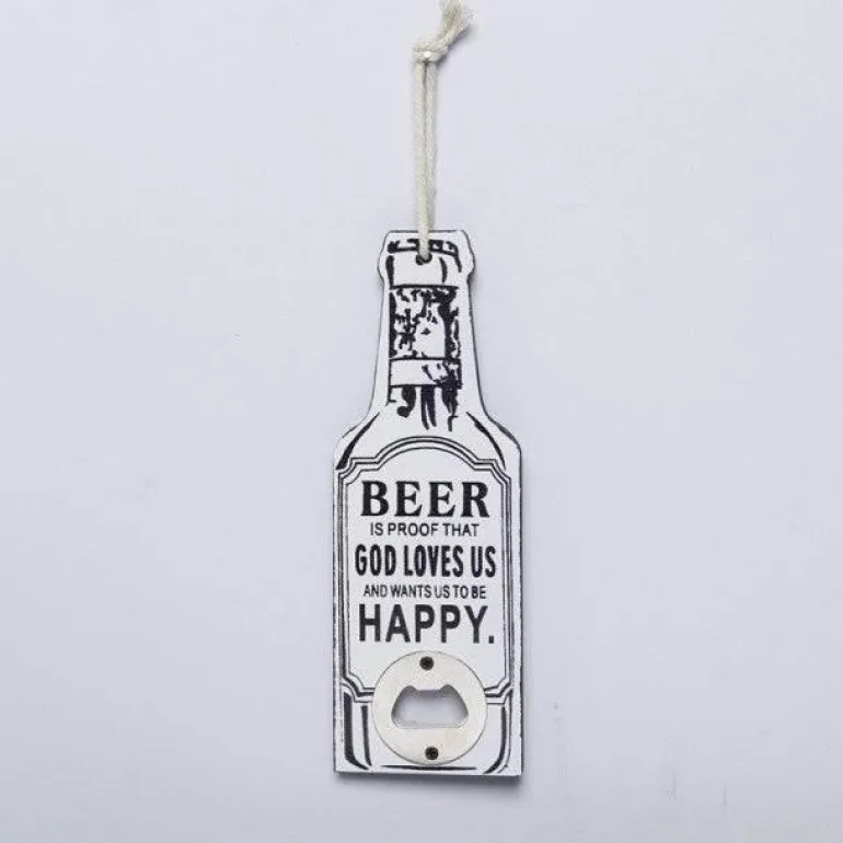 Vintage Flaschenöffner aus Holz - Retro Bar Tool