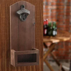 Vintage Flaschenöffner zur Wandmontage – Rustikales Bardekor