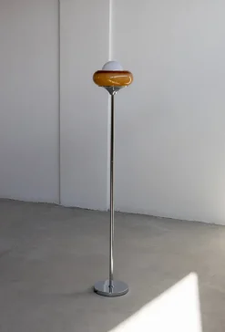 Vintage Floor Lamp – 155 cm Standing Lamp with Knob Switch