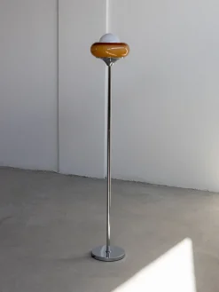 Vintage Floor Lamp – 155 cm Standing Lamp with Knob Switch