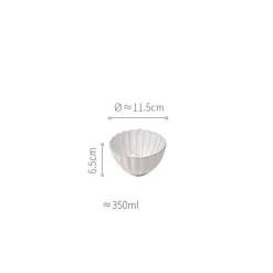 Vintage Gestreiftes Esstischset aus Keramik - Küchengeschirr