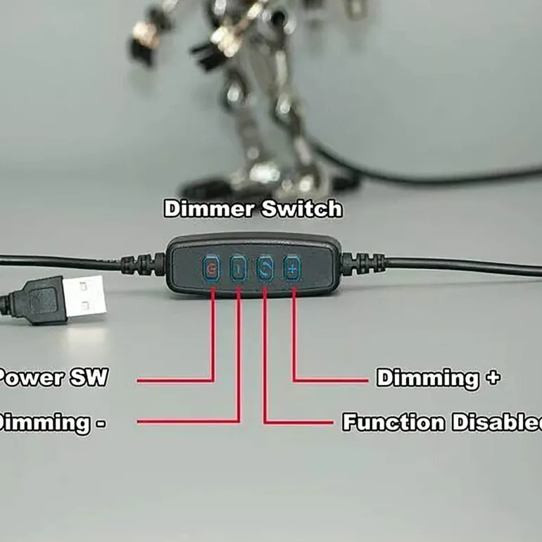 Vintage Gitarrenmikrofonlampe - Retro Musikdekor Roboterlicht