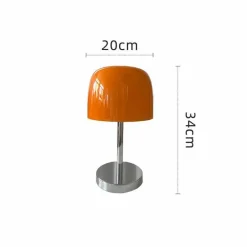 Vintage Glas Tischlampe - Elegante Wohnbeleuchtung Dekor