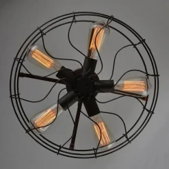 Vintage Hanging Lamp - Retro Industrial Ceiling Light Fixture