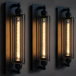 Vintage Industrial LED Wall Sconce Lamp