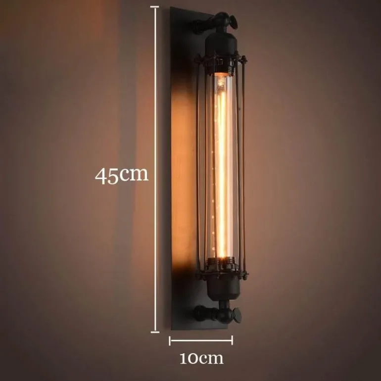 Vintage Industrial LED Wall Sconce Lamp
