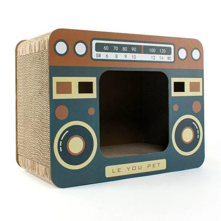 Vintage Katzenkratzbrettbett - DIY Haustiermöbel