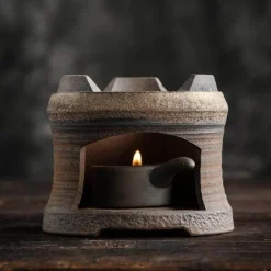 Vintage Keramik Teekannenwärmer - Retro Art Halter