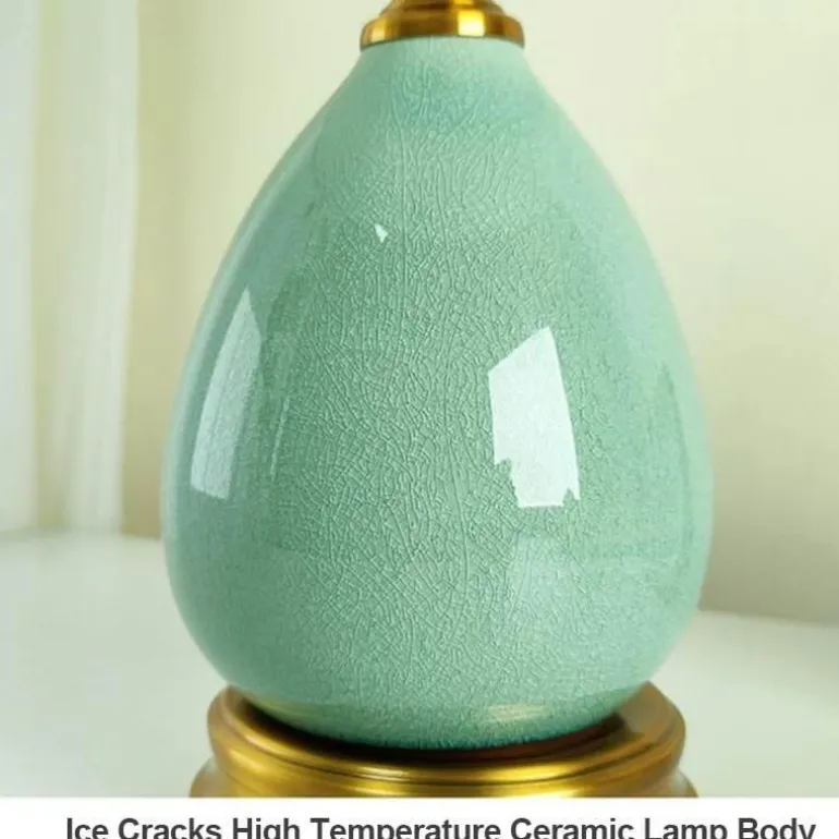 Vintage Keramik Tischlampe - Dekorative Beleuchtungsvorrichtung