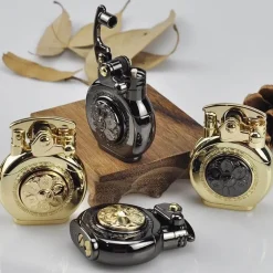 Vintage Kerosinfeuerzeug - Automatische Drehzündung