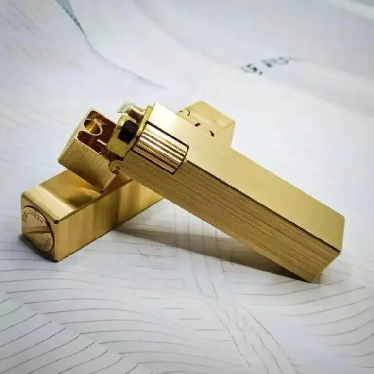 Vintage Kupfer Kerosin Feuerzeug - Handgemachtes Retro Flammenwerkzeug