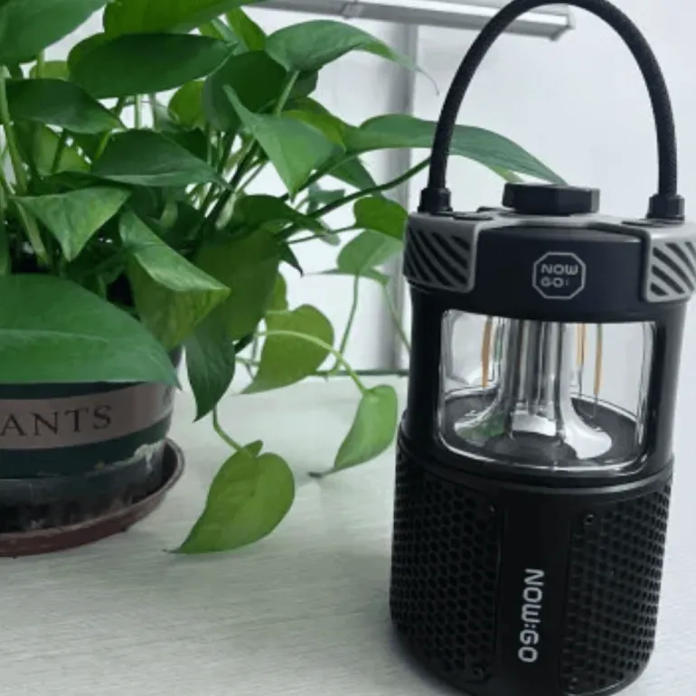 Vintage LED-Außenlautsprecherlampe - Gartenleuchte im Retro-Stil