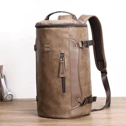 Vintage Lederrucksack - Herren Reisetasche