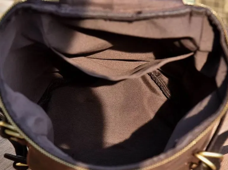 Vintage Lederrucksack - Klassische Herren Messenger Bag
