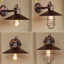 Vintage Loft Wall Lamps - Retro Lighting Fixtures