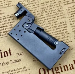 Vintage Messing Kerosin Feuerzeug - Antikes mechanisches Flammenwerkzeug