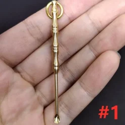 Vintage Messing Schlüsselanhänger - Retro Mini Werkzeug Accessoire