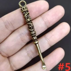 Vintage Messing Schlüsselanhänger - Retro Mini Werkzeug Accessoire