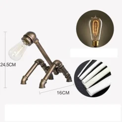 Vintage Metal Table Lamps - Retro Decor Lighting