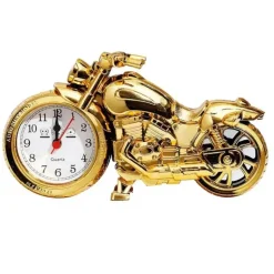 Vintage Motorrad Wecker - Retro Nachttischuhr