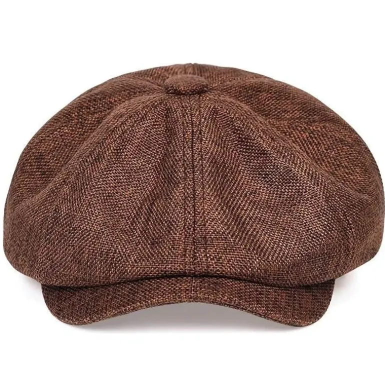 Vintage Newsboy Cap – Klassische Schiebermütze für Damen und Herren