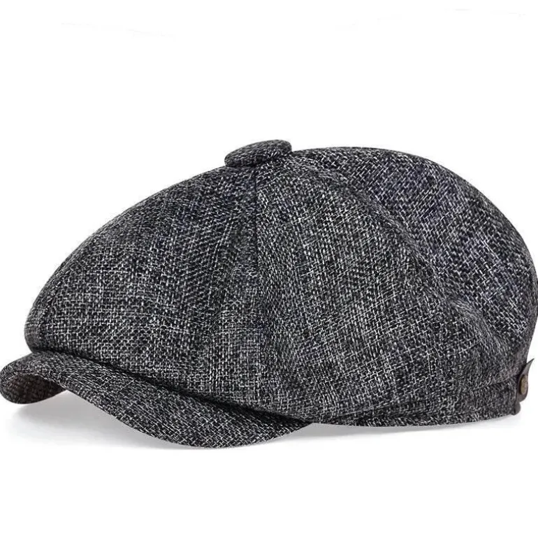 Vintage Newsboy Cap – Klassische Schiebermütze für Damen und Herren