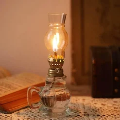 Vintage Petroleumlampe - Klassisches Öllichtdekor