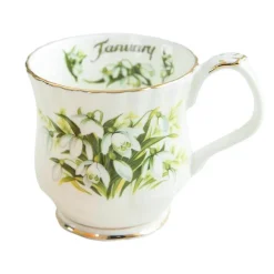 Vintage Phnom Penh Blumenbecher - Elegante Teetasse mit Handgriff für das Home Office