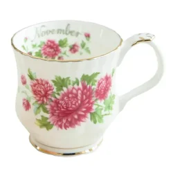 Vintage Phnom Penh Blumenbecher - Elegante Teetasse mit Handgriff für das Home Office