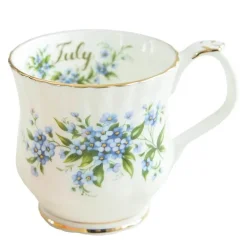 Vintage Phnom Penh Blumenbecher - Elegante Teetasse mit Handgriff für das Home Office
