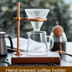 Vintage Pour Over Kaffeemaschinenständer - Verstellbares Tropfgestell