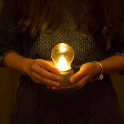 Vintage Rechargeable LED Bed Lamp - Night Light