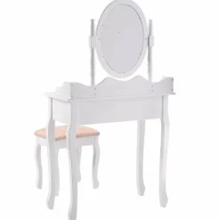 Vintage Schminktisch-Set – Elegantes Schminktisch-Set, 2 Stück