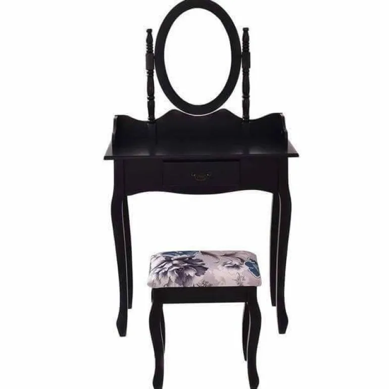 Vintage Schminktisch-Set – Elegantes Schminktisch-Set, 2 Stück