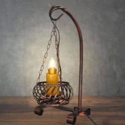 Vintage Tischlampe - Retro Kerze Otto Light
